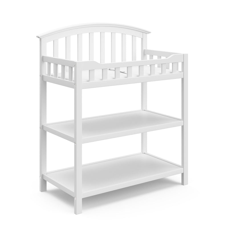White Changing Table with Water-Resistant Pad H0703