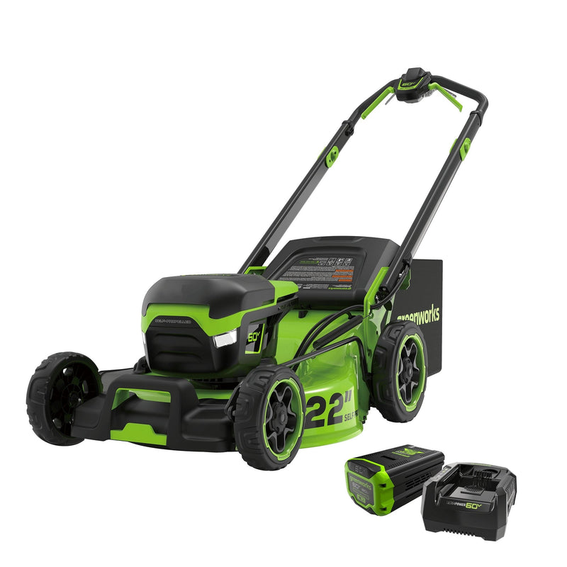 22-in 60V Self-Propelled Mower with 1 x 8.0Ah Battery and 6A Charger E2023