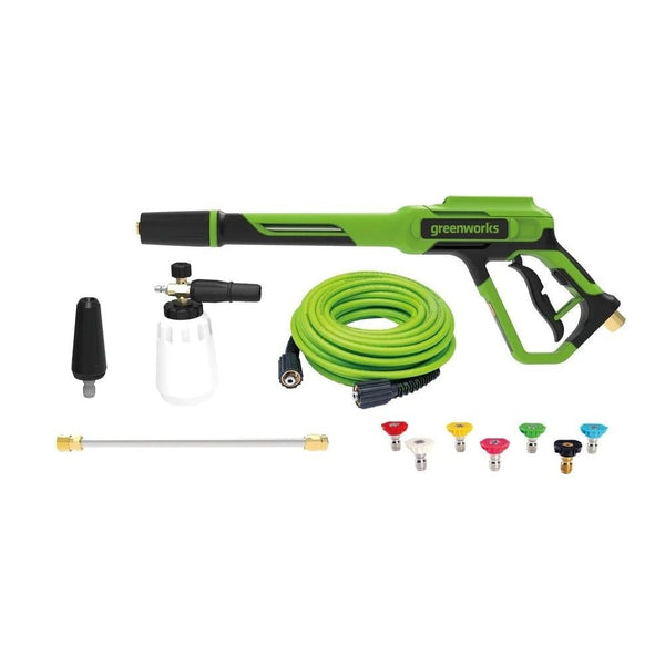 Deluxe Metal Gun & Hose Kit, Includes 7-Piece Nozzle Kit, Turbo Nozzle & Foam Cannon S6602