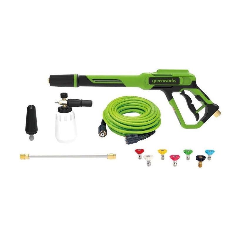 Deluxe Metal Gun & Hose Kit, Includes 7-Piece Nozzle Kit, Turbo Nozzle & Foam Cannon S6602