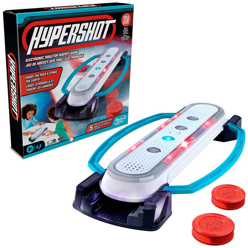 Games Hypershot Electronic Tabletop Hockey Game, 5-in-1 Board Game, Ages 8+ H5805