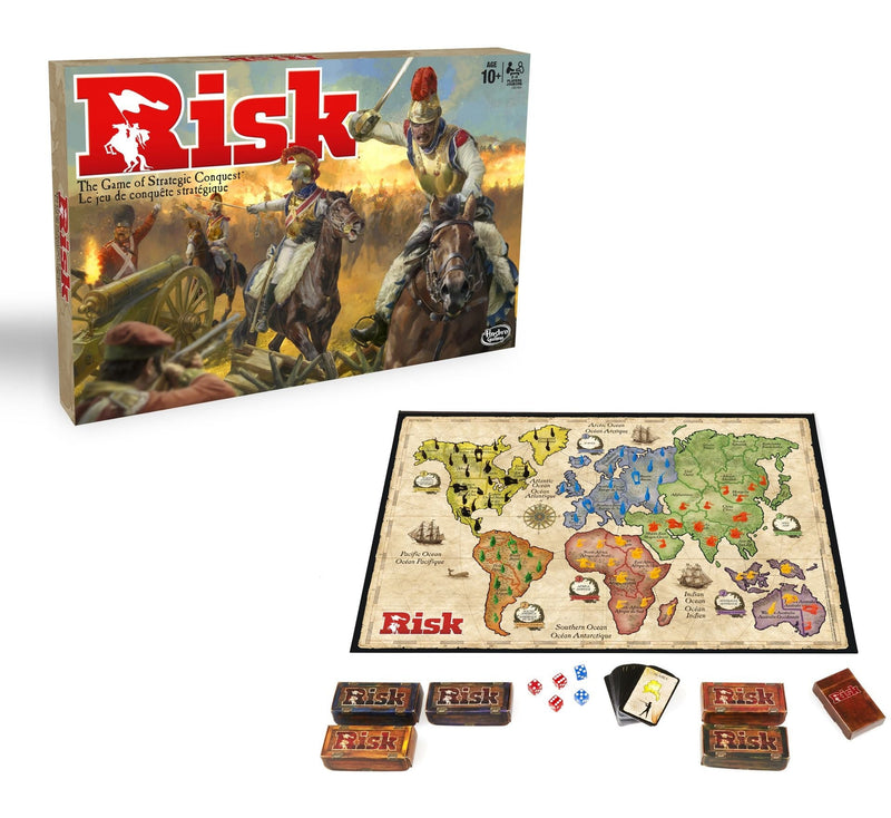 Risk Strategy Board Game, Includes 12 Secret Missions, Ages 10+ K1584
