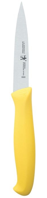 Stainless Steel Paring Knife, Dishwasher Safe, 3.5-in, Assorted Colours I9798