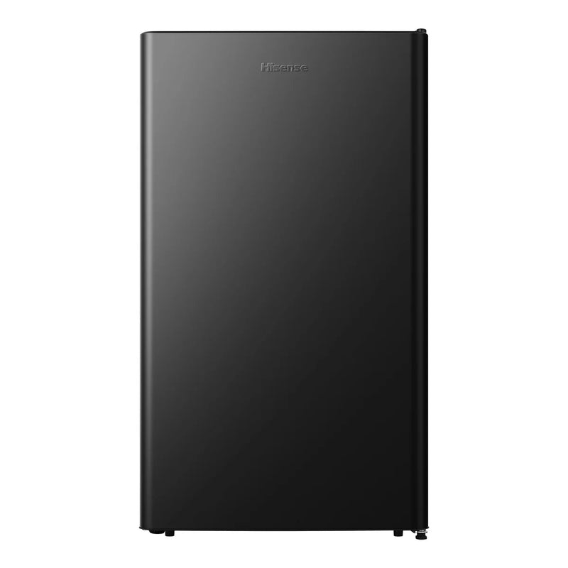 Hisense 33 in. 3.3 cu ft. Black Compact Fridge with Reversible Curved Door R1868
