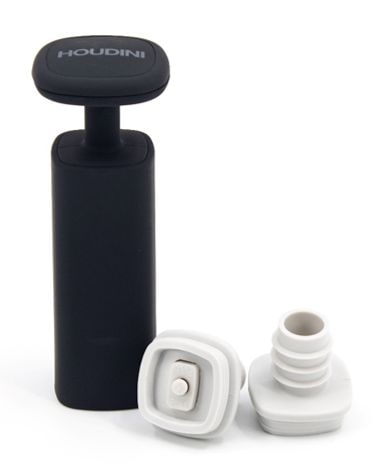 Wine Vacuum Preserver with Bottle Stopper, Black V9506