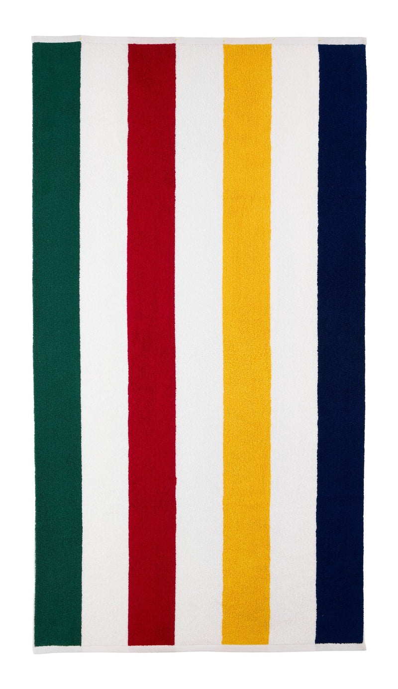 Stripes Beach Towel, Cabana Vertical, Multi-Coloured, 70-in x 40-in Y109