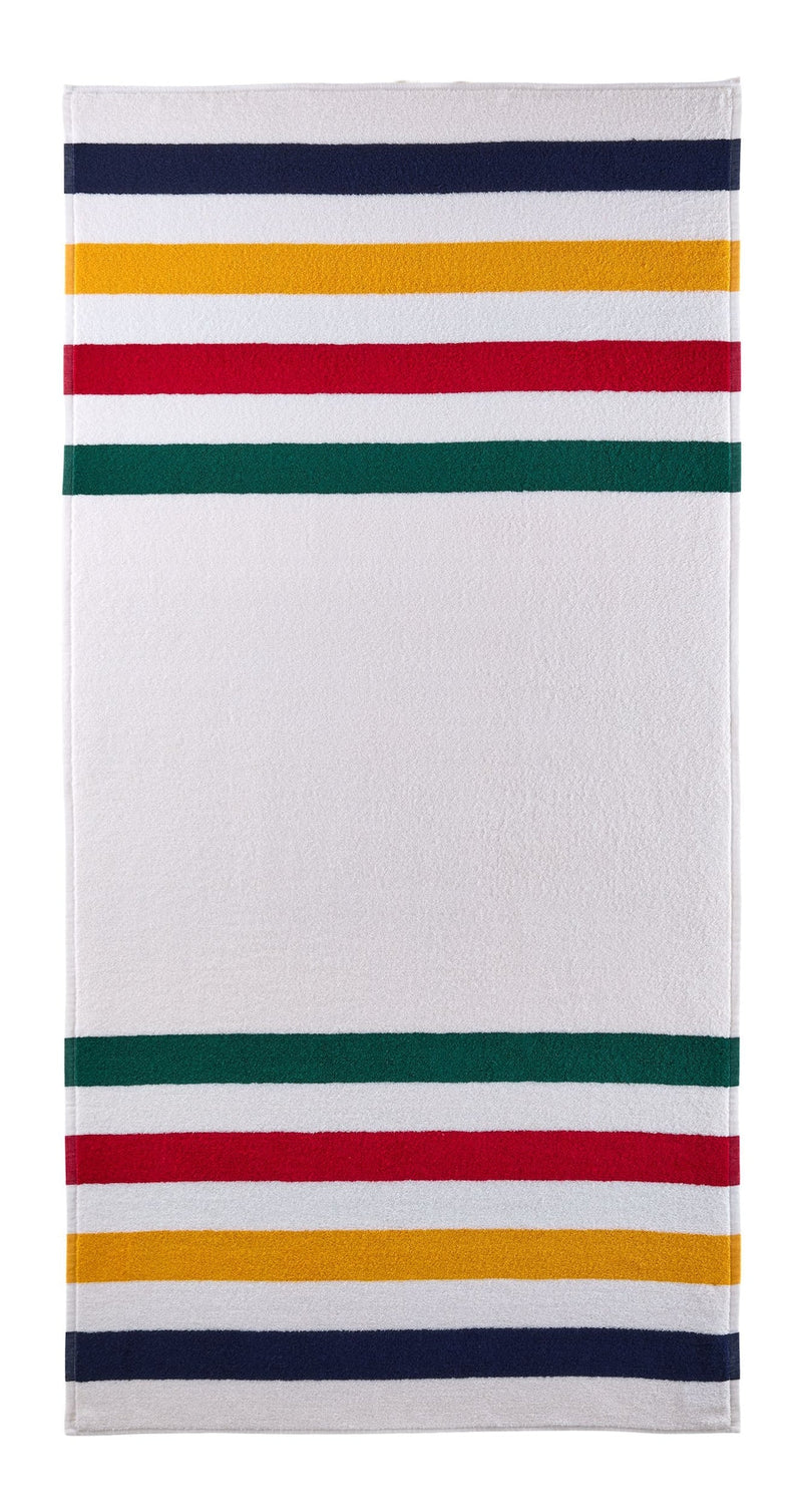 Stripes Beach Towel, Classic Horizontal, Multi-Coloured, 70-in x 40-in C1052