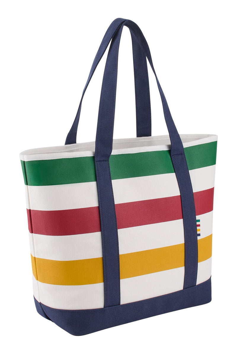 Stripes Signature Canvas Tote Bag, 7.5-in, Navy V8982