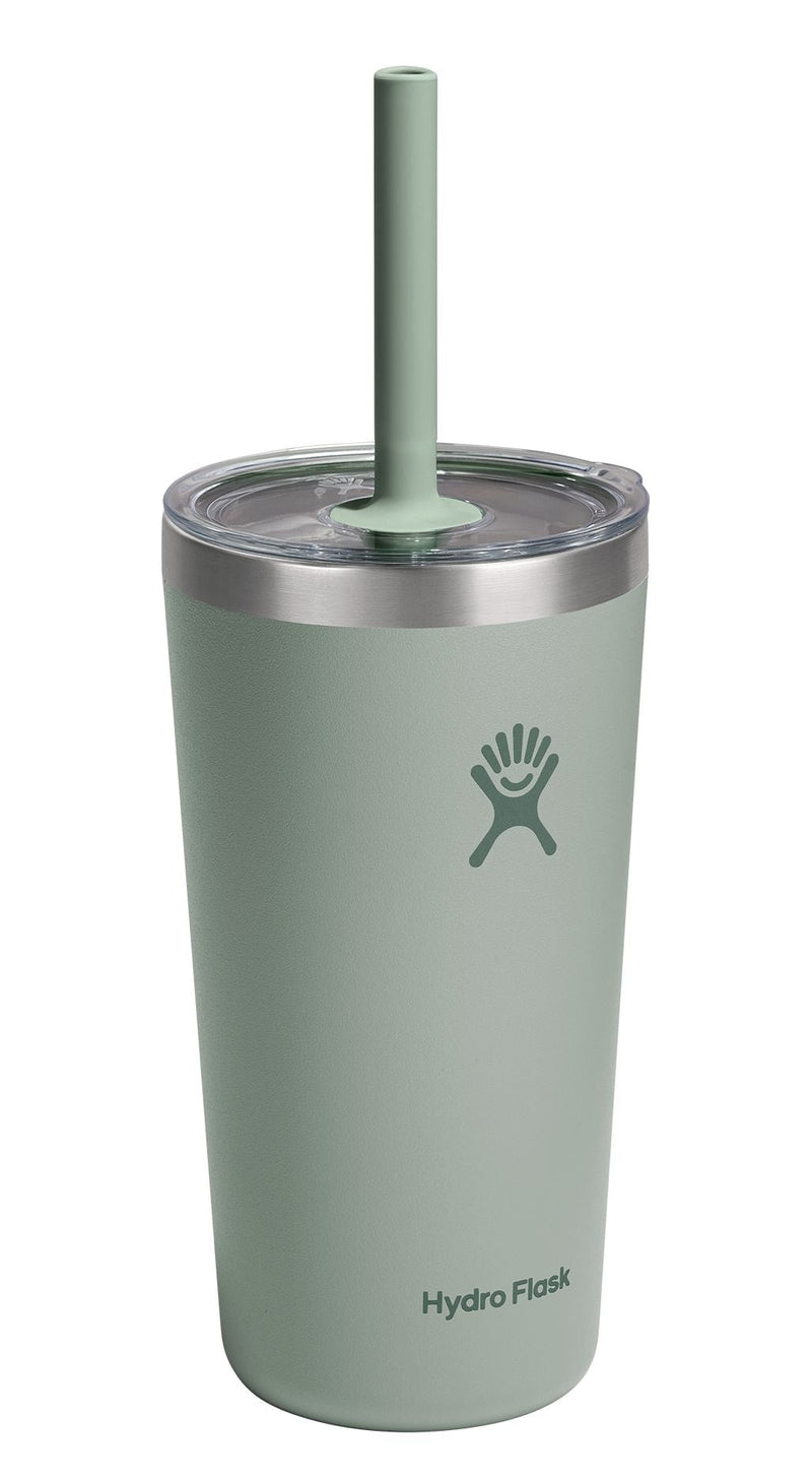 Stainless Steel Insulated All Around Tumbler with Clear Press-In Straw Lid, Agave, 20-oz Y0508