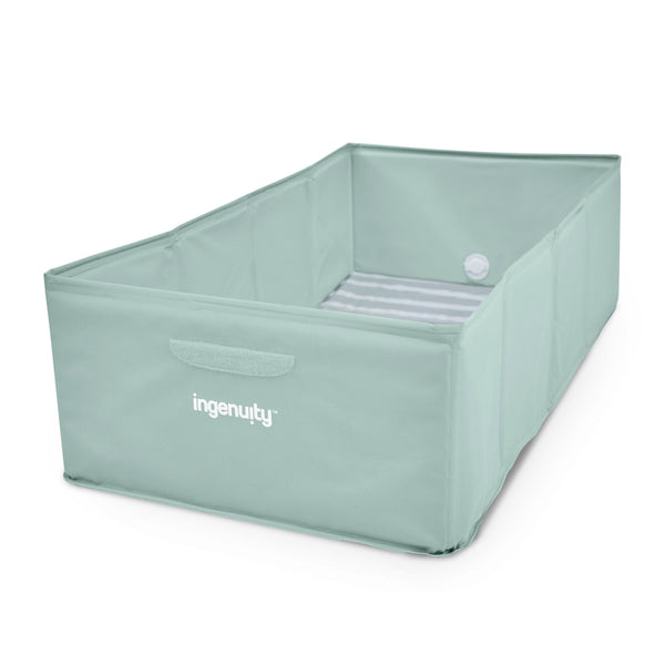 TuckAway Toddler-Friendly Travel Tub, Green P9042