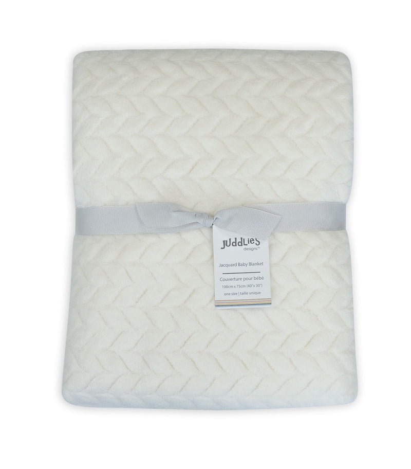 Jacquard Flannel Baby Blanket C0713