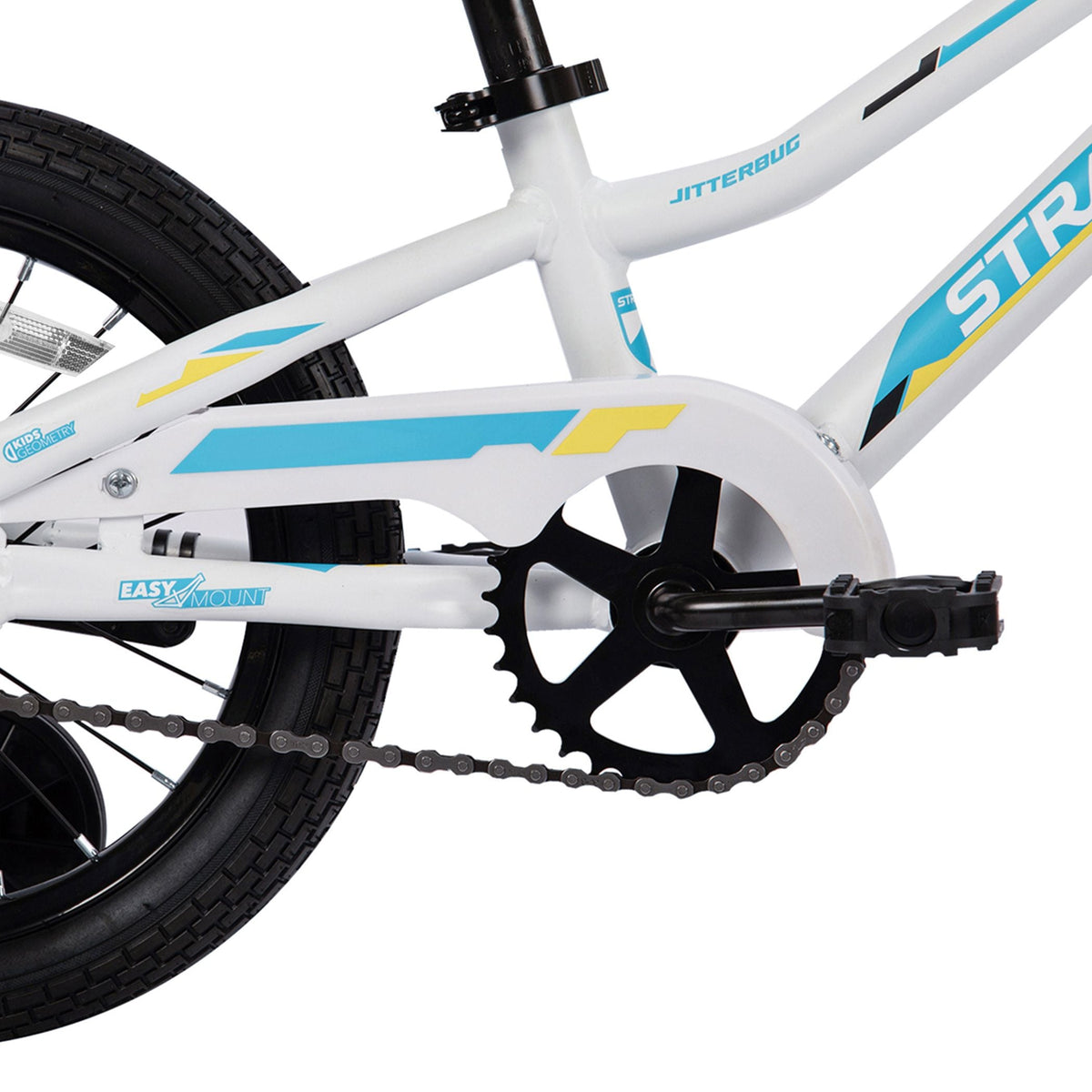 Kids' Jitterbug Bicycle, 14-in, White
