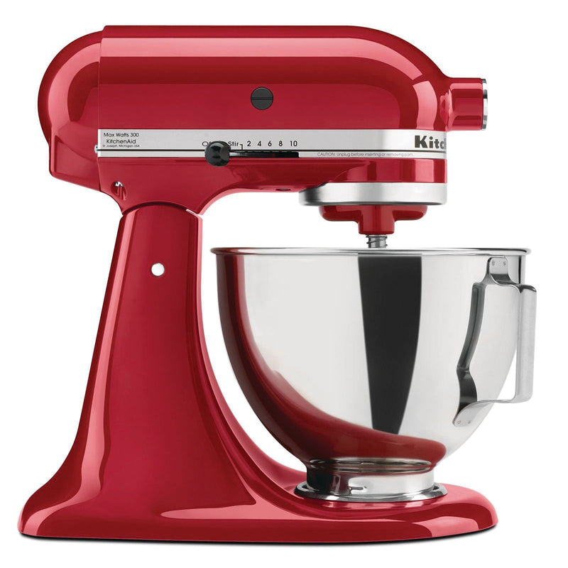 4.5 Quart Tilt-Head Stand Mixer with 10 Speeds, Empire Red Y3417