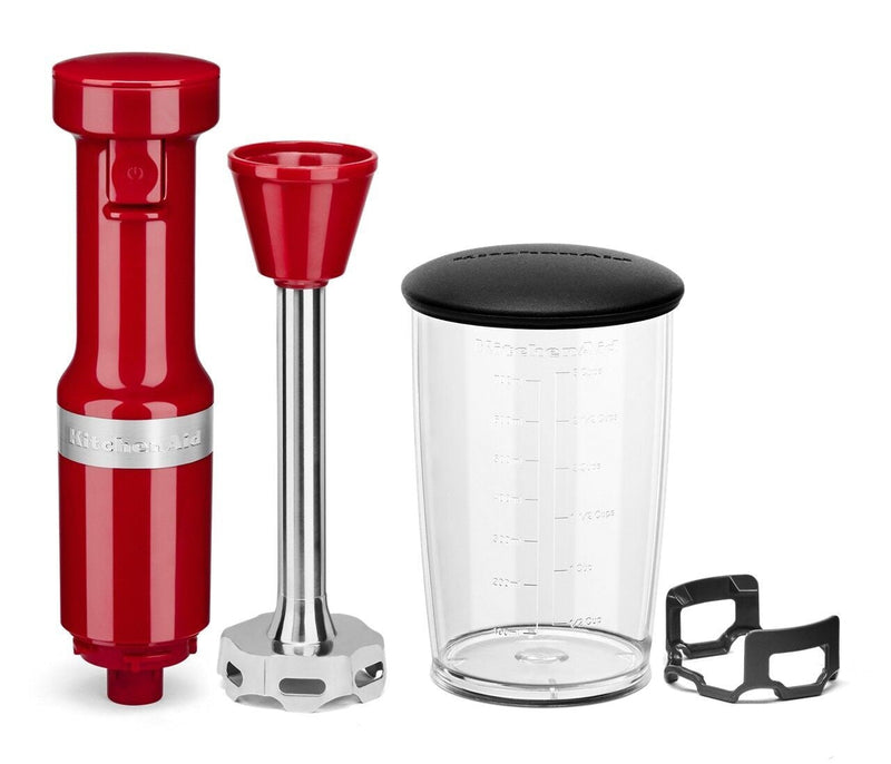 Variable Speed Corded Hand Blender with Blending Jar, Empire Red F8937