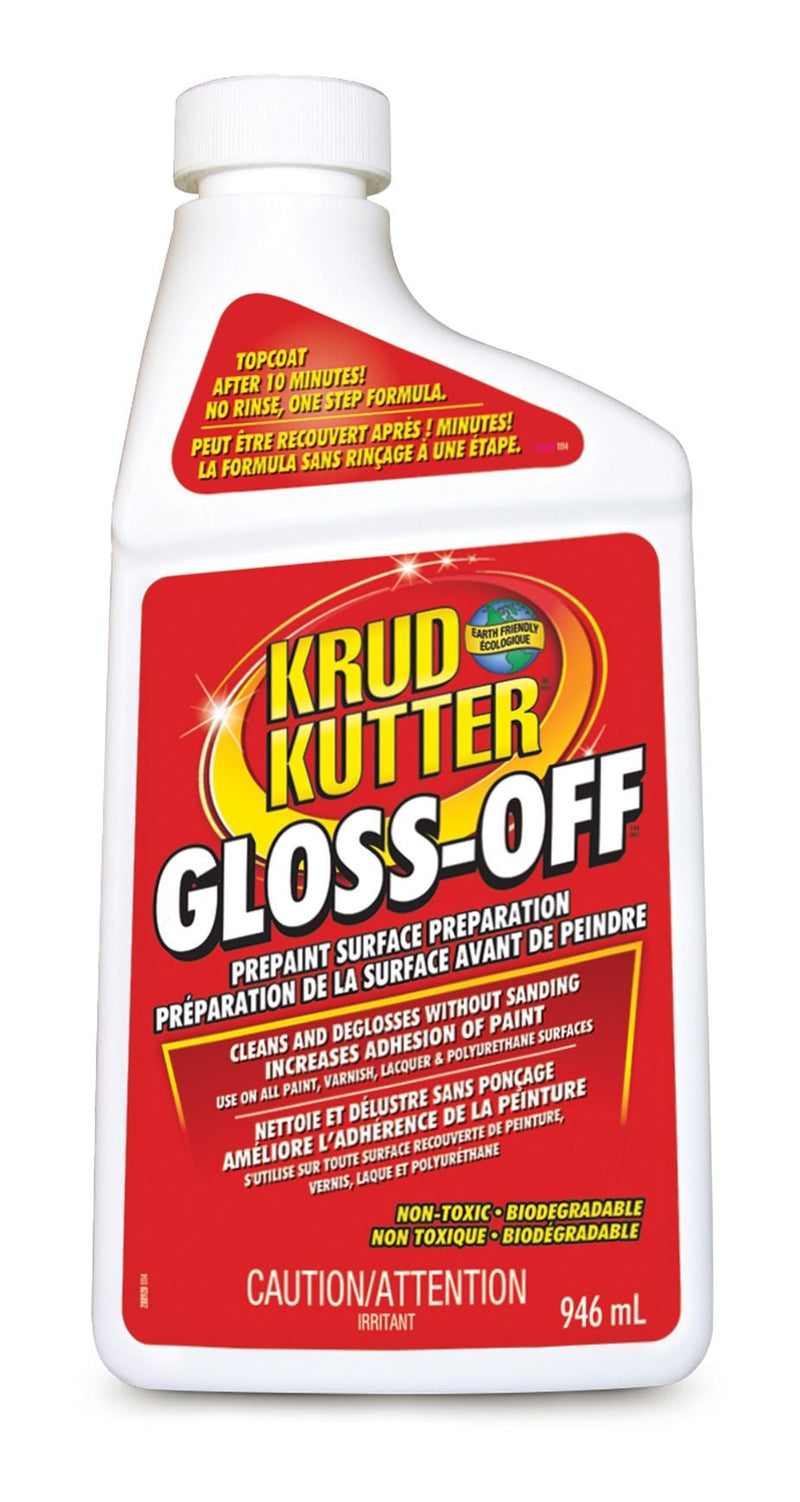 Gloss-Off Pre-Paint Surface Preparation, Cleaner & Deglosser Without Sanding, 946-mL C5797