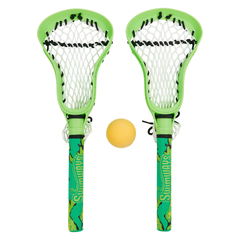 Lacrosse Stick Set, Multi-Coloured, 2-pk, Ages 5+, for Beach/Pool Fun Activities D3924