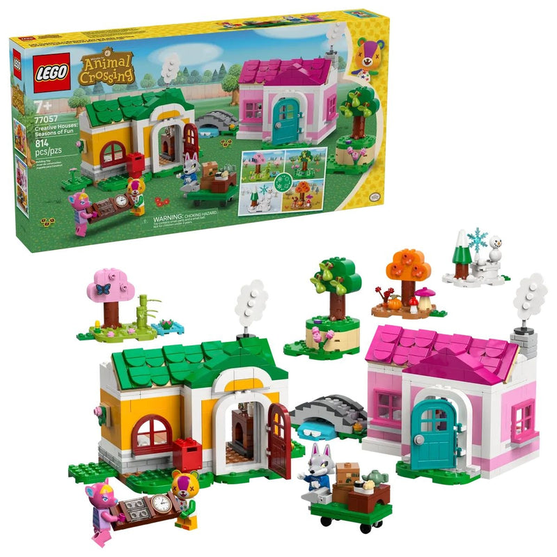 Animal Crossing Creative Houses: Seasons of Fun - 77057, 814-pcs, Ages 7+ C8472
