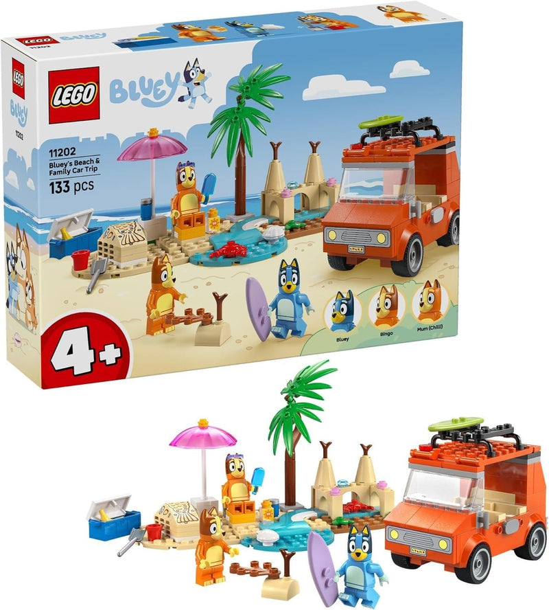 's Beach & Family Car Trip - 11202, 133-pcs, Ages 4+ Q9310