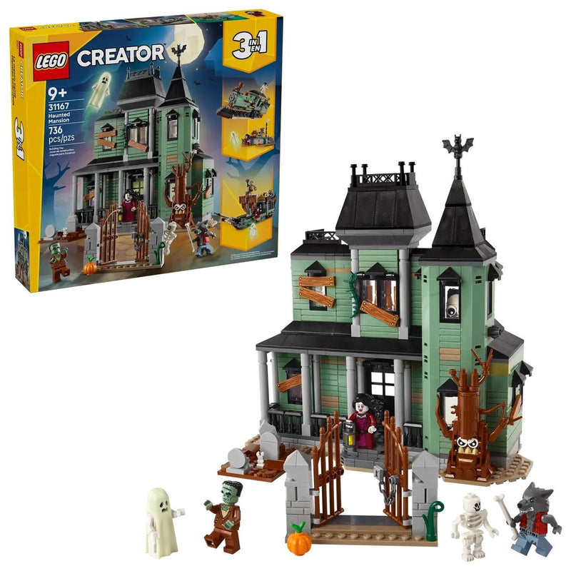 Creator 3-in-1 Haunted Mansion - 31167, 736-pcs, Ages 9+ M1263