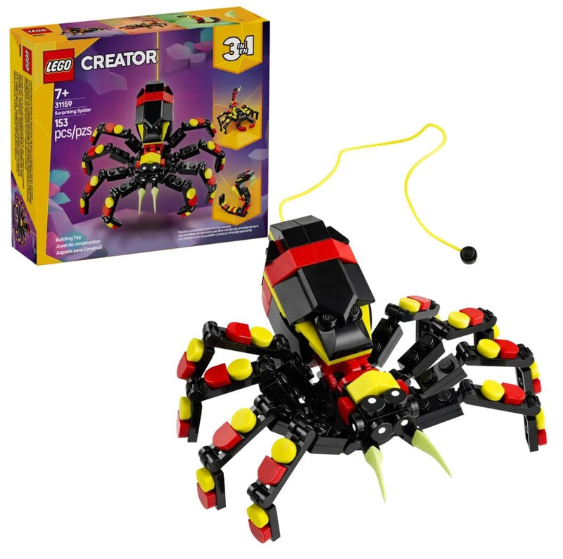 Creator Wild Animal: Surprising Spider - 31159, 153-pcs, Ages 7+ H51