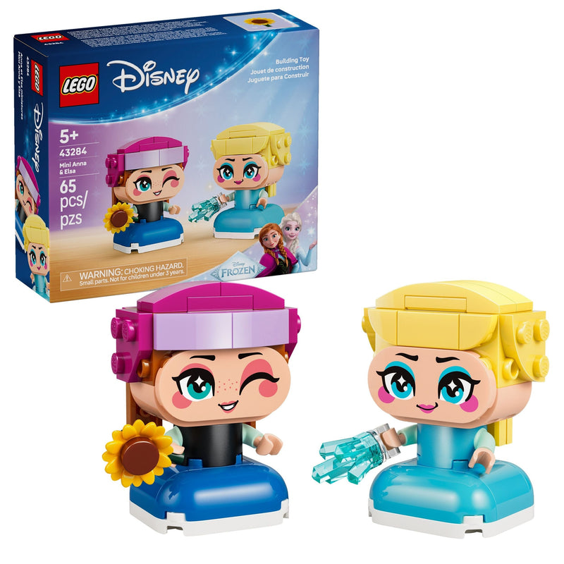 Animation Mini Anna & Elsa Toy Building Set - 43284, 65-pcs, Ages 5+ B2831