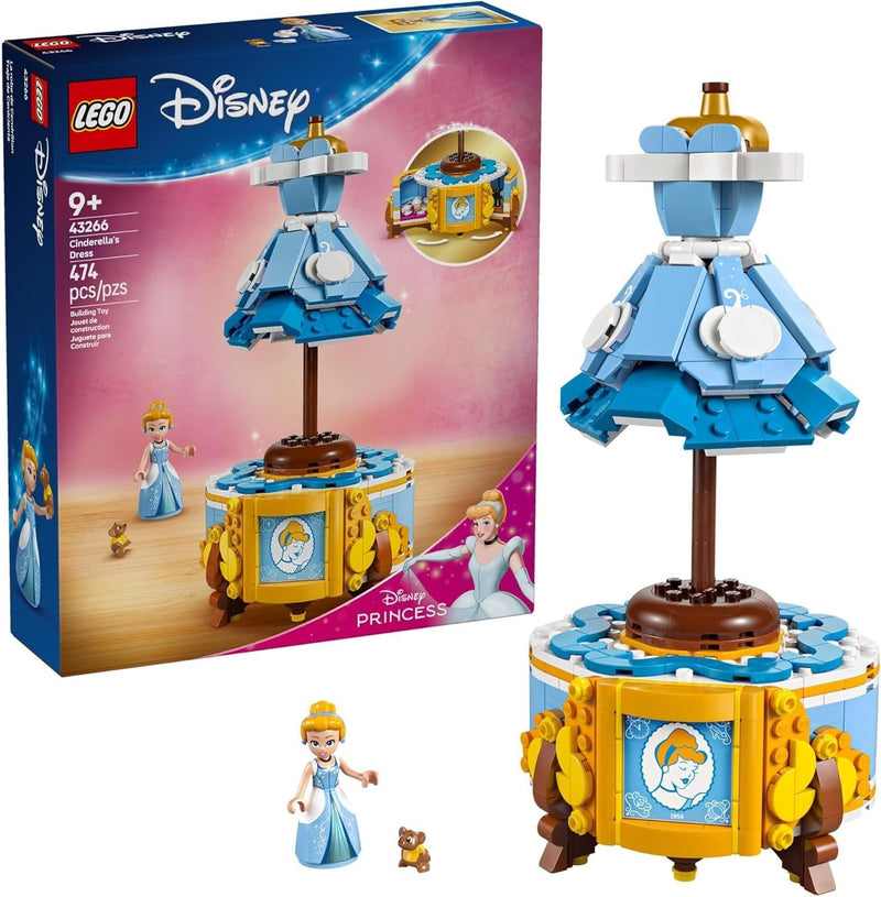 Princess Cinderella’s Dress Toy - 43266, 474-pcs, Ages 9+ N3026