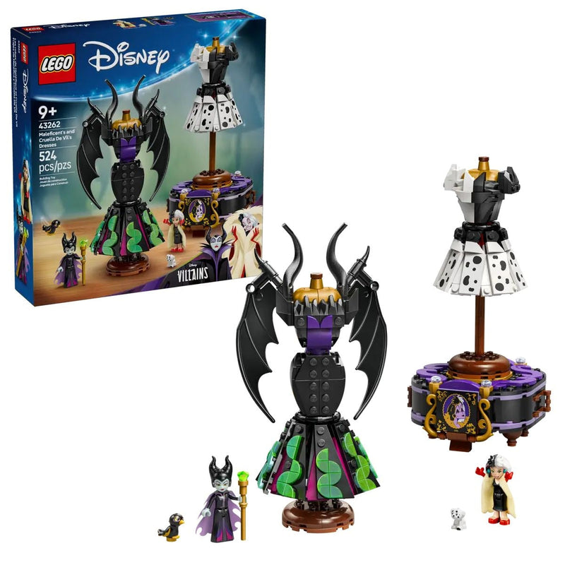 Villains Maleficent’s and Cruella De Vil’s Dresses - 43262, 524-pcs, Ages 9+ I6088