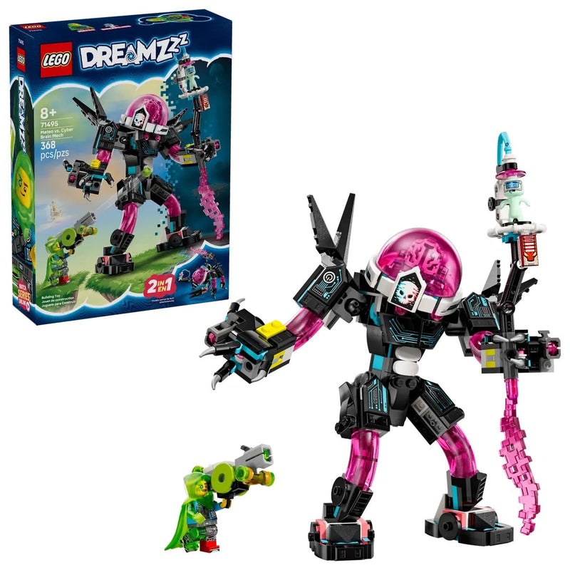 Mateo vs. Cyber Brain Mech Robot - 71495, 368-pcs, Ages 8+ W5018