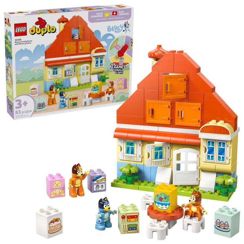 's Family House with Memory Game - 10459, 83-pcs, Ages 3+ R9399