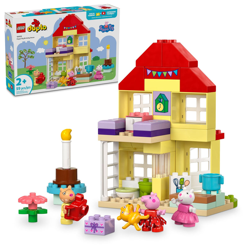 Birthday House Preschool Building Toy Set, 59-pc C2323