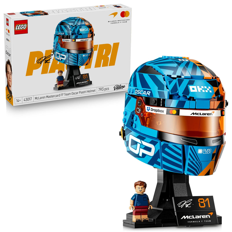 Editions Mastercard Oscar Piastri Helmet- 43017, 793-pcs, Ages 14+ R5812