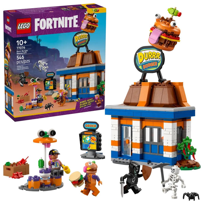 Fortnite Durrr Burger Restaurant - 77076, 546-pcs, Ages 10+ A4086