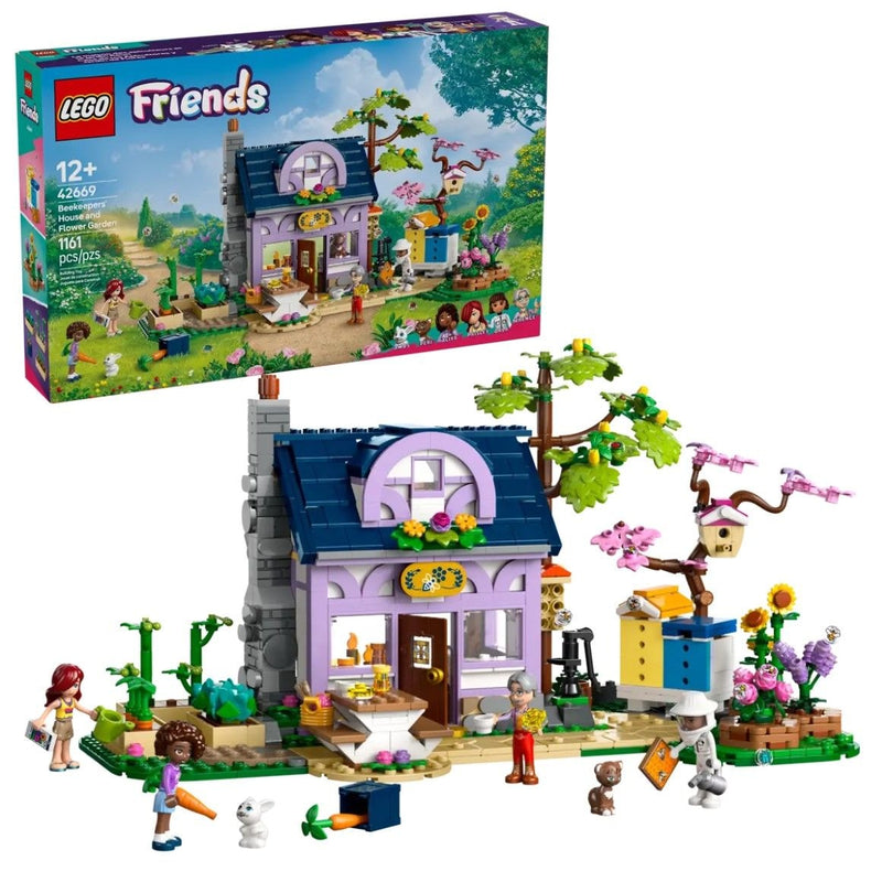 Friends Beekeepers House and Flower Garden Set - 42669, 1161-pcs, Ages 12+ X5922