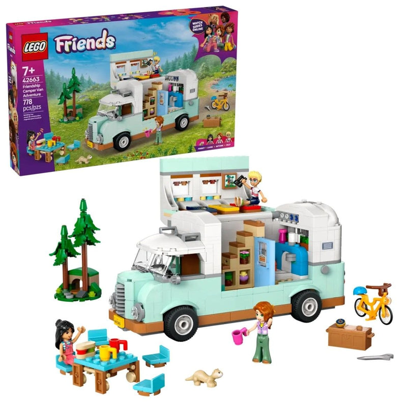Friends Friendship Camper Van Adventure Set - 42663, 778-pcs, Ages 7+ F6866
