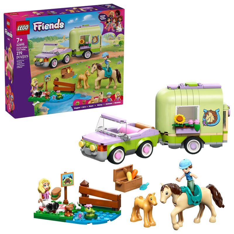 Friends Horse & Baby Foal Trailer - 42695, 279-pcs, Ages 6+ F6162