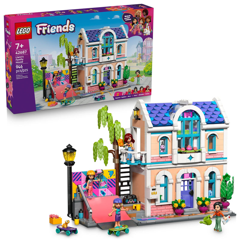 Friends Liann's Family House Building Set - 42687, 946-pcs, Ages 7+ K5073