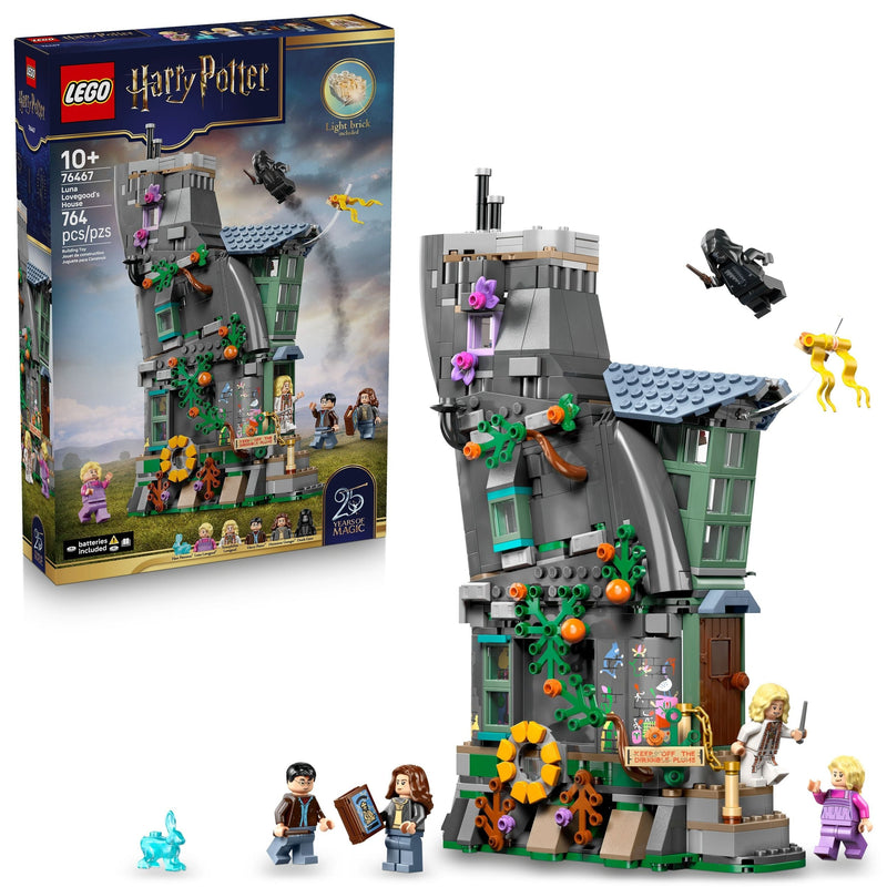 Luna Lovegood's House Toy Building Set- 76467, 764-pcs, Ages 10+ Z3886