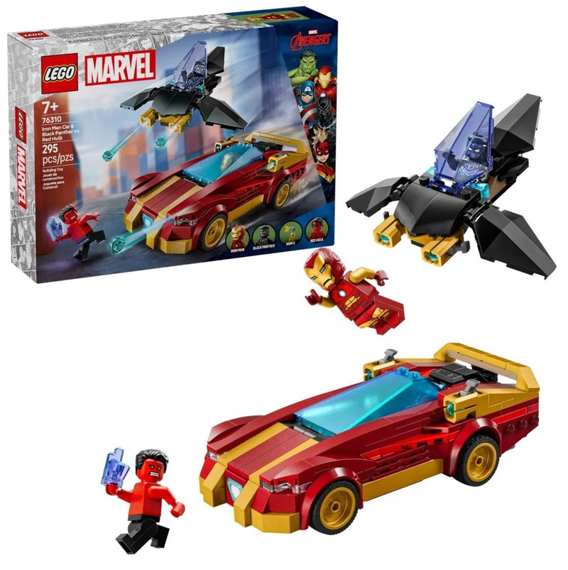 Marvel Iron Man & Black Panther vs. Red Hulk - 76310, 295-pcs, Ages 7+ N5529