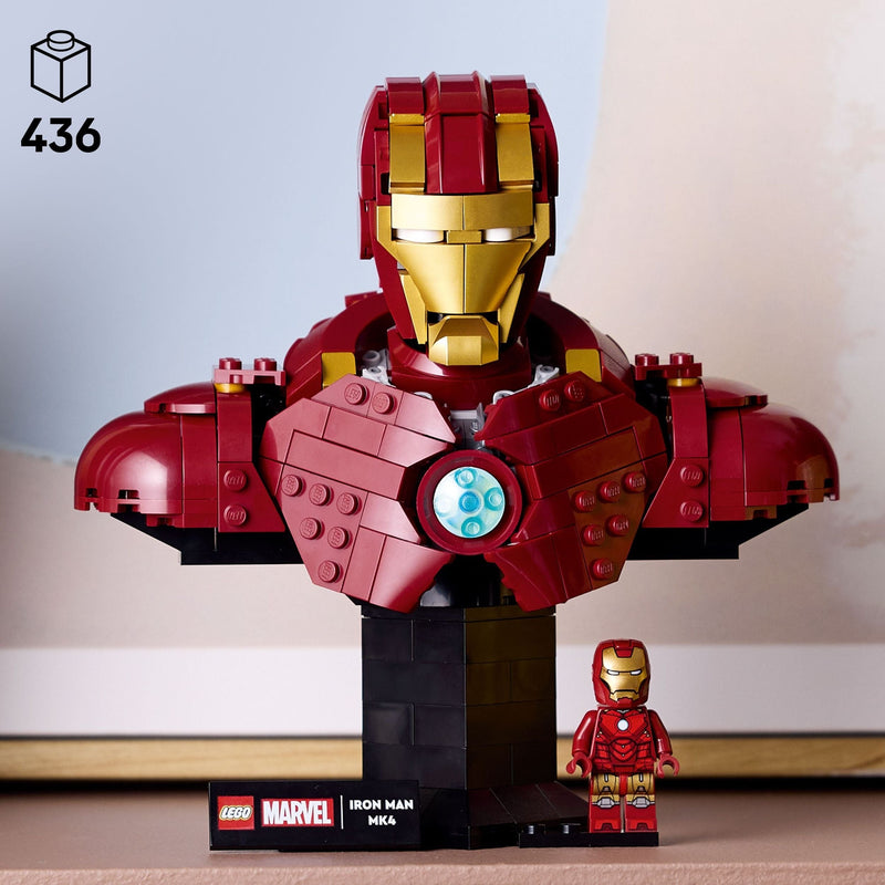 Marvel Iron Man MK4 Bust - 76327, 436-pcs, Ages 18+ Z4082