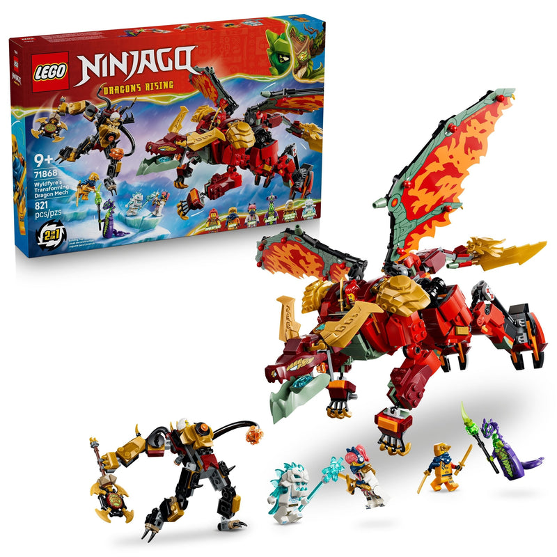 Wyldfyre's Transforming Dragon Mech 71868 I9930