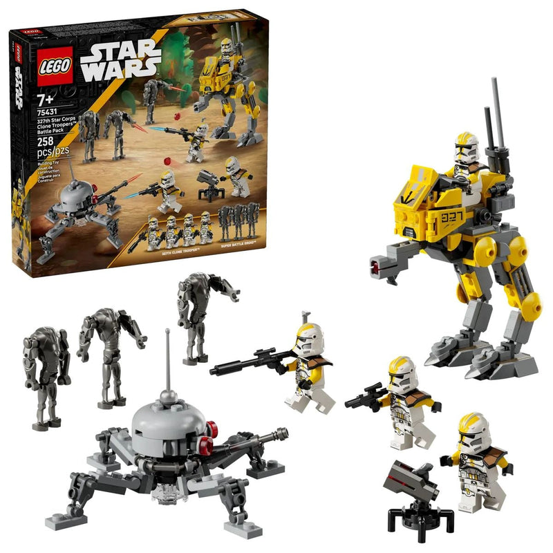 327th Star Corps Clone Troopers Battle Pack - 75431, 258-pcs, Ages 7+ J3191