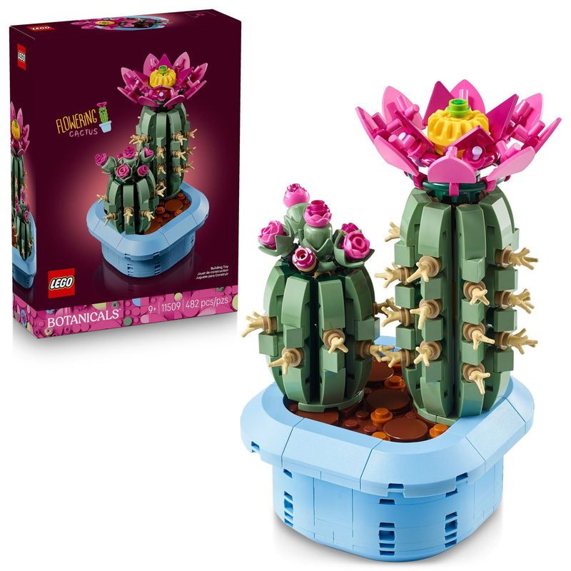 The Botanical Collection Flowering Cactus Building Set - 11509, 482-pcs, Ages 9+ D1424