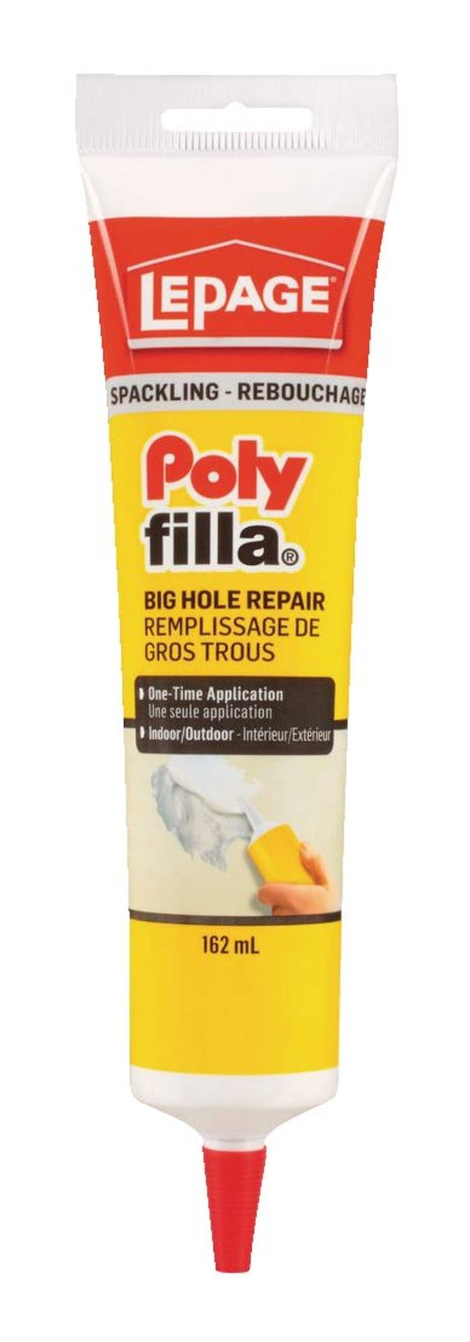 Big Hole Repair Spackling, Hole & Crack Filler, Indoor/Outdoor Use, Assorted Sizes N3356