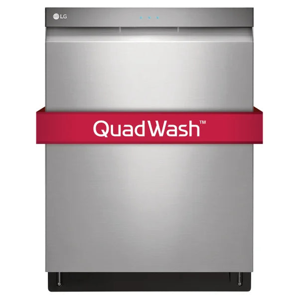 LG 24 in. Stainless-steel Built-in Top Control Dishwasher with Adjustable Third-level Rack N5194