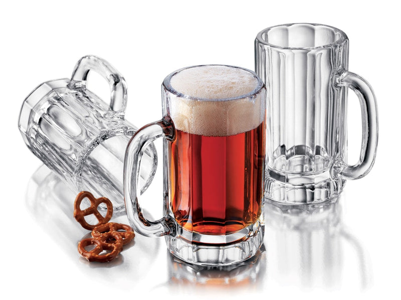 Beer Glass Mug, 16-oz, Dishwasher Safe H0629