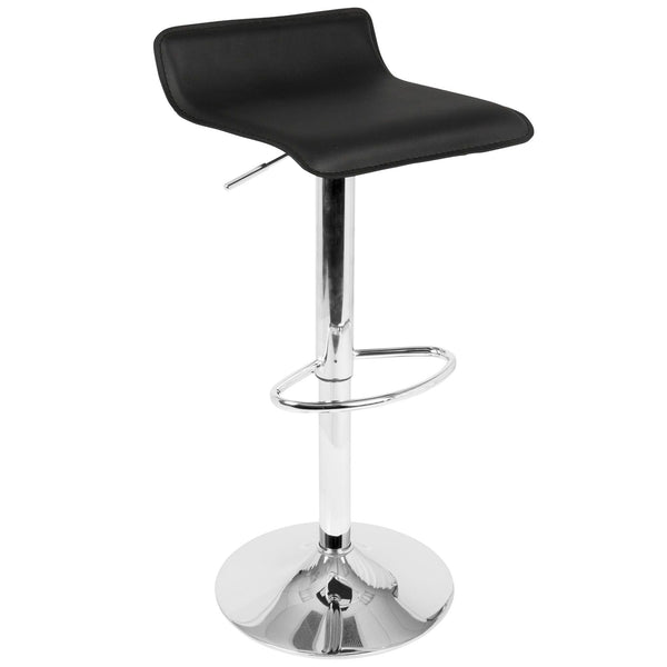 Ale PU Leather Swivel Counter/Bar Stool Adjustable Height (2-Piece Set) Z3511