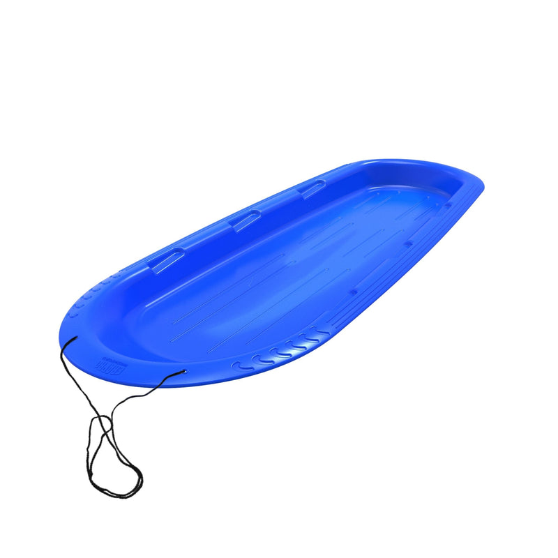 Manitou Kids' Large 3-Person Lightweight Plastic Winter Snow Sled/Toboggan H3366