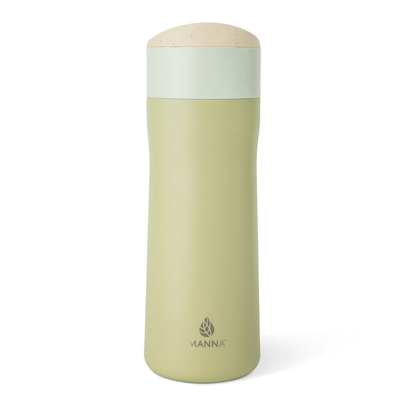 Brew Eco Stainless Steel Insulated Flow-Switch Brew Mug, 16-oz, Moss, with Sipping Spout M3091
