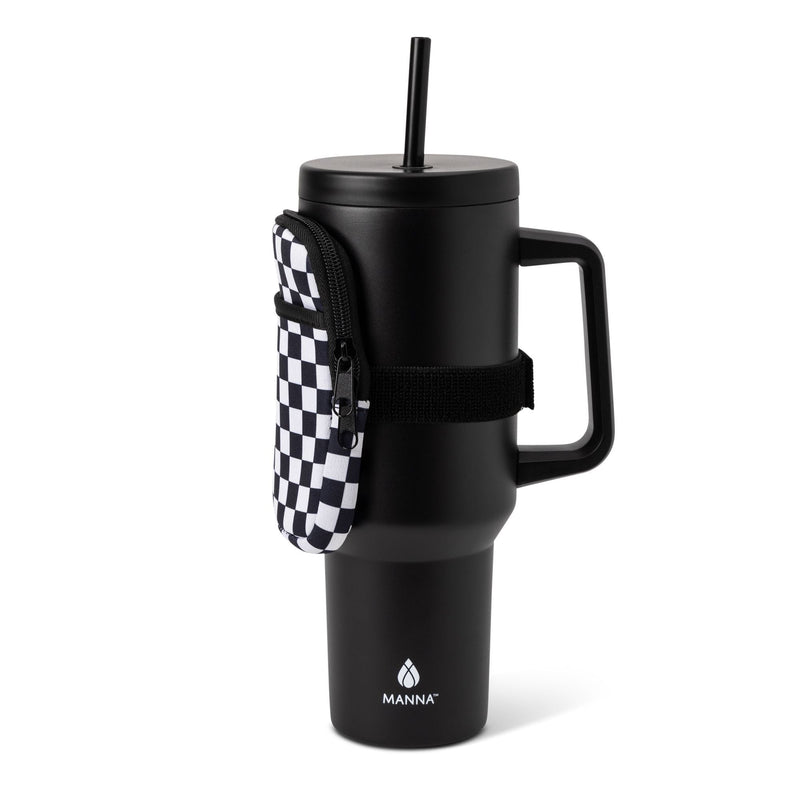 Swivel Stainless Steel Tumbler with Bag, 40-oz W6007
