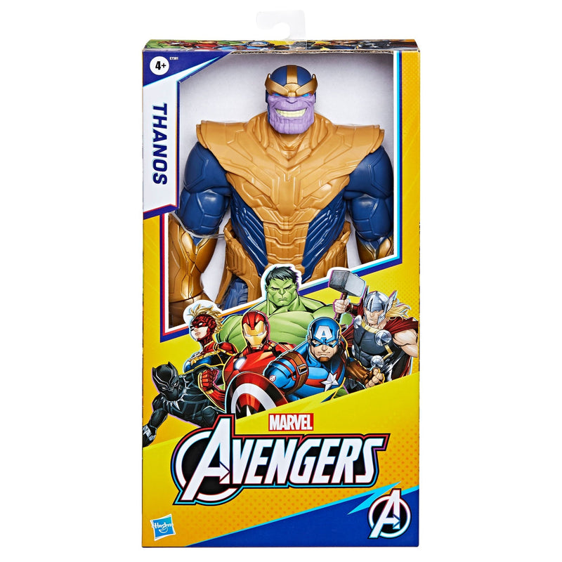 Titan Hero Series Blast Gear Deluxe Thanos Action Figure, 12-in Toy Q9018